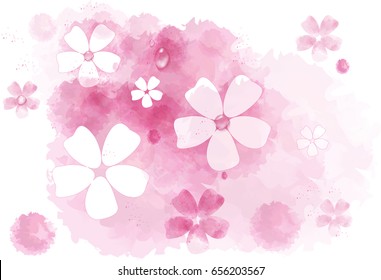 vector abstract flower background