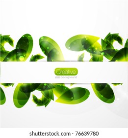 Vector abstract flower background