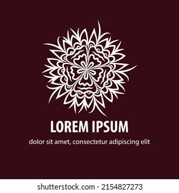 Vector abstract  flower logo icon