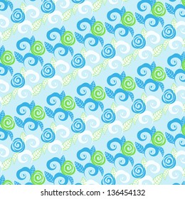 vector abstract flower pattern background