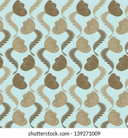 vector abstract flower pattern background