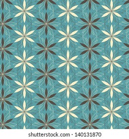 vector abstract flower pattern background