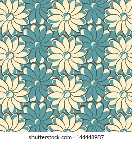 vector abstract flower pattern background