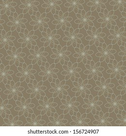 vector abstract flower pattern background