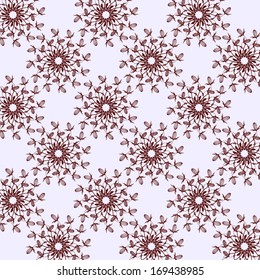 vector abstract flower pattern background