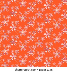 vector abstract flower pattern background