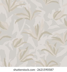 Vector abstract flower seamless repeat pattern