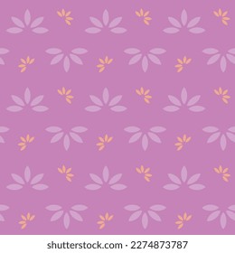 Vector abstract flowers silhouette seamless pattern background. Perfect for fabric, scrapbooking and wallpaper projects. Great for paper packaging, textile and many more. Surface pattern design
