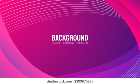 Vector Abstract Fluid Colorful Geometric Background
