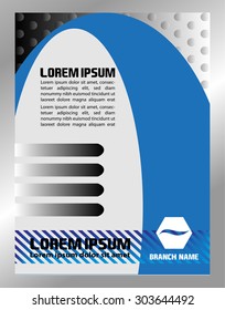 Vector abstract flyer vector background illustration

