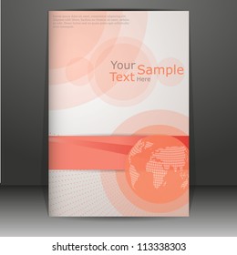 vector abstract flyer or cover design