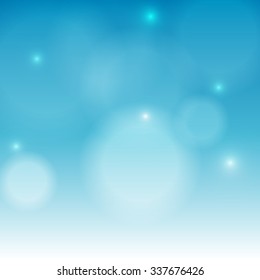 Vector : Abstract fog and ice cold blue background