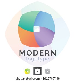 Vector Abstract, Fold, Diamond Cube Logo. Professional Business Branding, Corporate Icon.