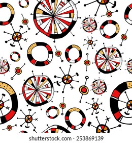  Vector abstract folk pattern