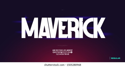 Vector abstract font trendy typography for infographics, motion graphics, video, promotion, decoration, logotype, party poster, t shirt, book, animation, banner, game, printing. Cool alphabet. 10 eps