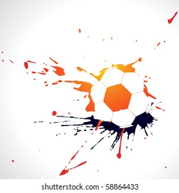 vector abstract football design illustration