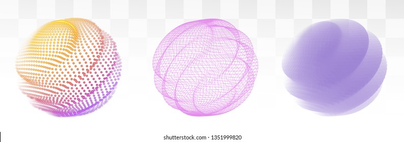 Vector abstract form. bright colors and highlights. neon rainbow.