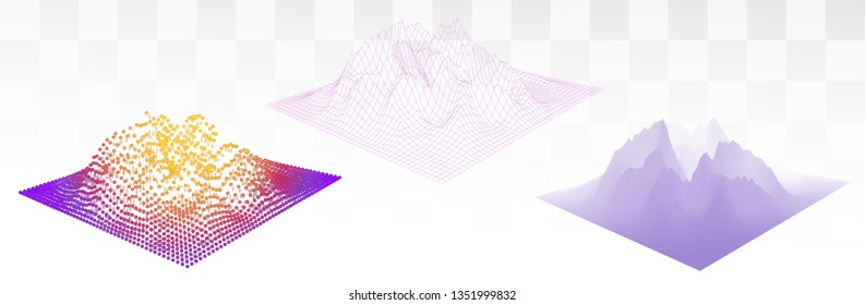 Vector abstract form. bright colors and highlights. neon rainbow.