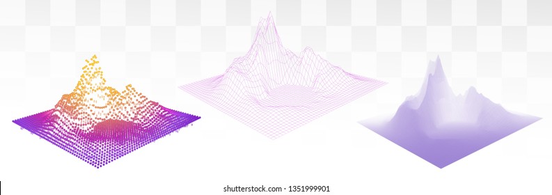 Vector abstract form. bright colors and highlights. neon rainbow.