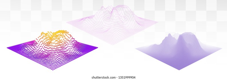 Vector abstract form. bright colors and highlights. neon rainbow.