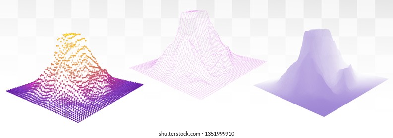 Vector abstract form. bright colors and highlights. neon rainbow.