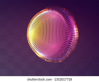Forma abstracta vectorial. colores brillantes y colores brillantes. arco iris neón.