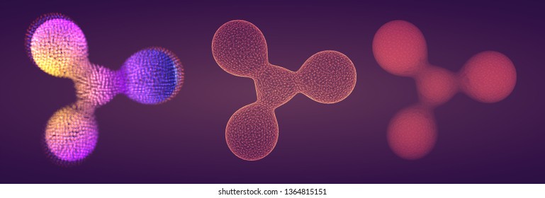 Vector abstract form. bright colors and highlights. neon rainbow.