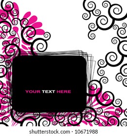 vector abstract frame