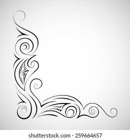 Vector abstract frame