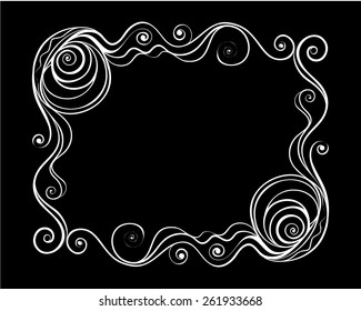 vector abstract frame