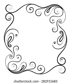 Vector abstract frame