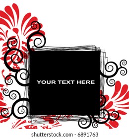 vector abstract frame