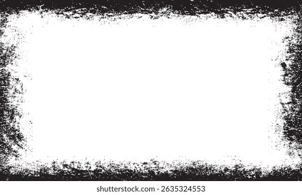 Vector Abstract Frame In Grunge Style