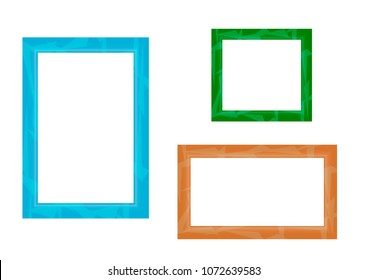 vector abstract frame for photo