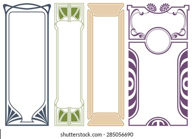 Vector abstract framework from the bound lines and flowers for decoration and design