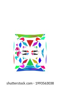 vector abstract full color on white background