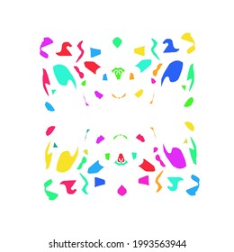 vector abstract full color on white background