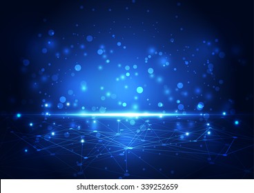 vector abstract future network technology, illustration background