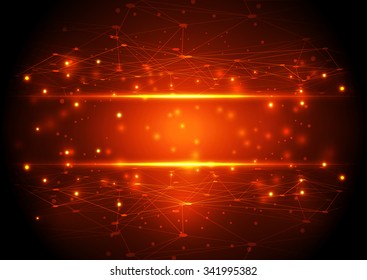 vector abstract future technology, illustration background