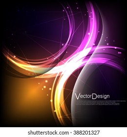 Vector Abstract Futuristic Background