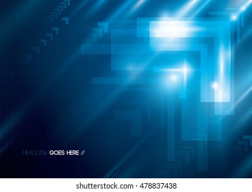 Vector de fondo futurista abstracto