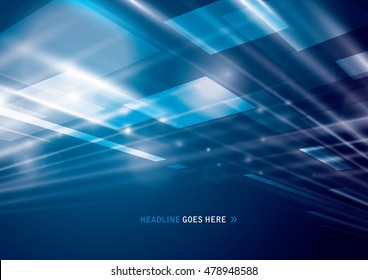 Vector of abstract futuristic background