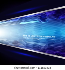 Vector abstract futuristic background - eps10