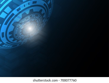 Vector abstract futuristic background. Technology concept.