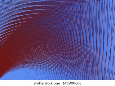 Vector of Abstract Futuristic Background Template with Wavy Lines. Colorful. Eps 10.