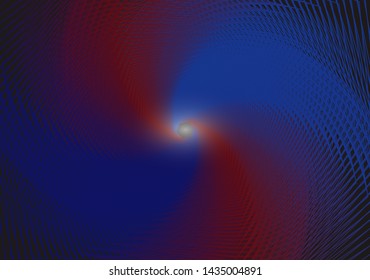 Vector of Abstract Futuristic Background Template with Wavy Lines. Colorful. Eps 10.
