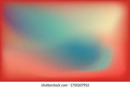 Vector abstract futuristic blend of colors. Blurred background illustration 