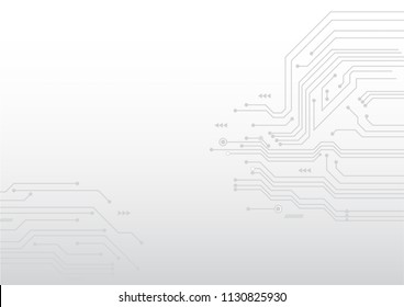 Vector Abstract futuristic circuit board.