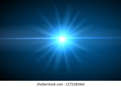 Vector Abstract futuristic circuit board. Global Network, computer technology dark blue color background , technology concept. Vector illustration
