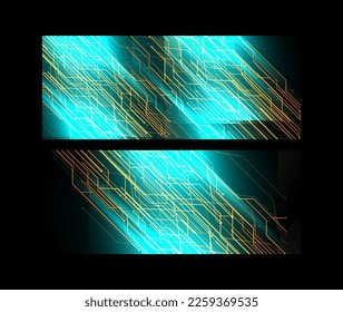 Vector Abstract futuristic circuit board, Illustration high computer technology dark color background. Hi-tech digital technology concept
